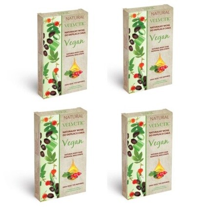 

Веганские полоски с холодным воском Полоски для удаления волос Натуральный холодный воск Velvetic