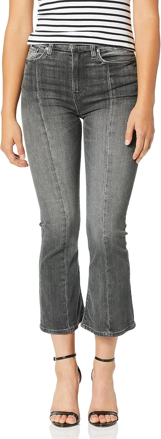 

Женские джинсы HUDSON Holly High Rise, укороченные, расклешенные