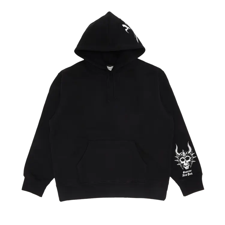 

Толстовка Supreme x Bounty Hunter Hooded 'Black', черный