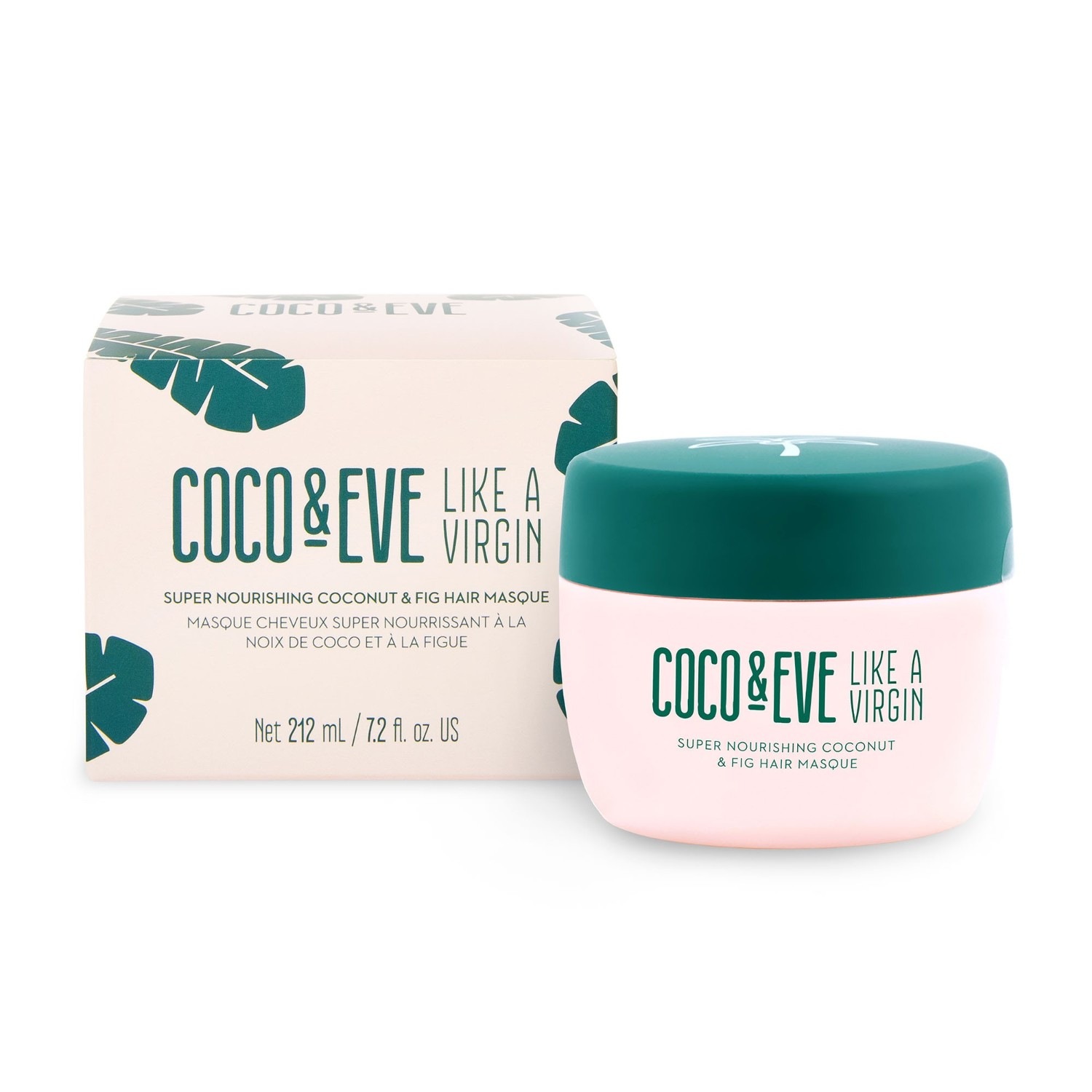 Маска для волос like a virgin like a virgin super nourishing coconut & fig hair masque (bonus tangle tamer) Coco Eve, объем 212 мл — фото 3