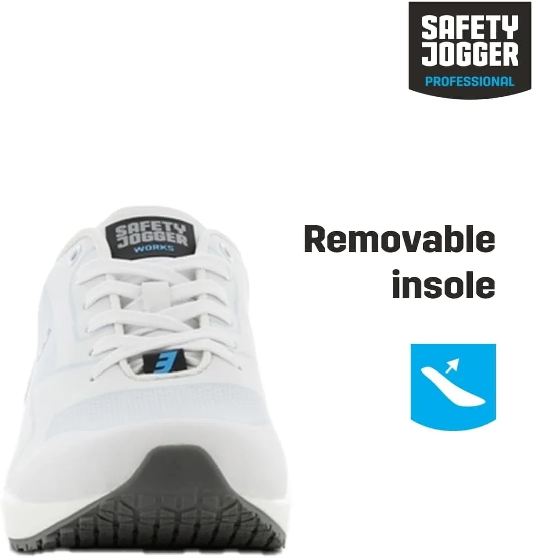 Кроссовки Oxypas Justin Men's Health Care Professional Shoe SAFETY JOGGER, White (Lgr) — фото 3