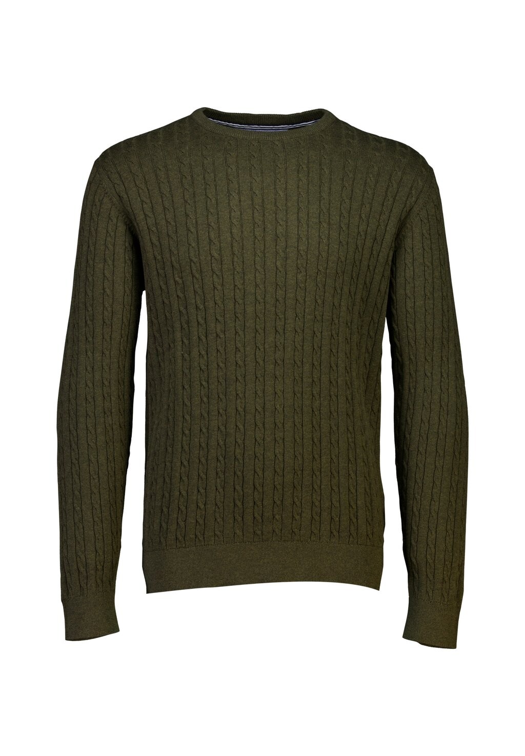 

Джемпер O NECK CABLE Lindbergh, оливковый