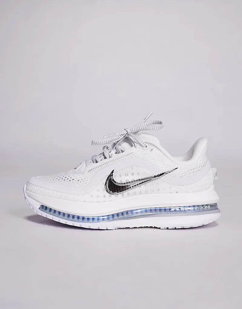 Кроссовки Nike Running Pegasus Premium белого и серебристого цветов — фото 2