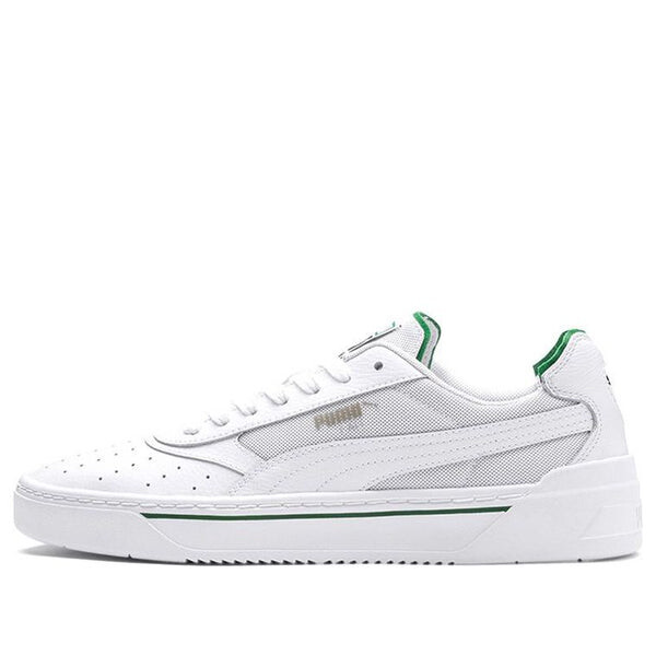

Кроссовки cali retro low top skate shoes white green Puma, белый