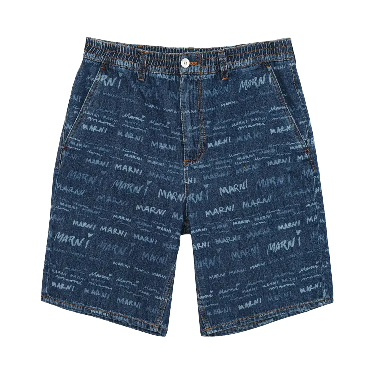 

Шорты Marni Denim 'Iris Blue', синий