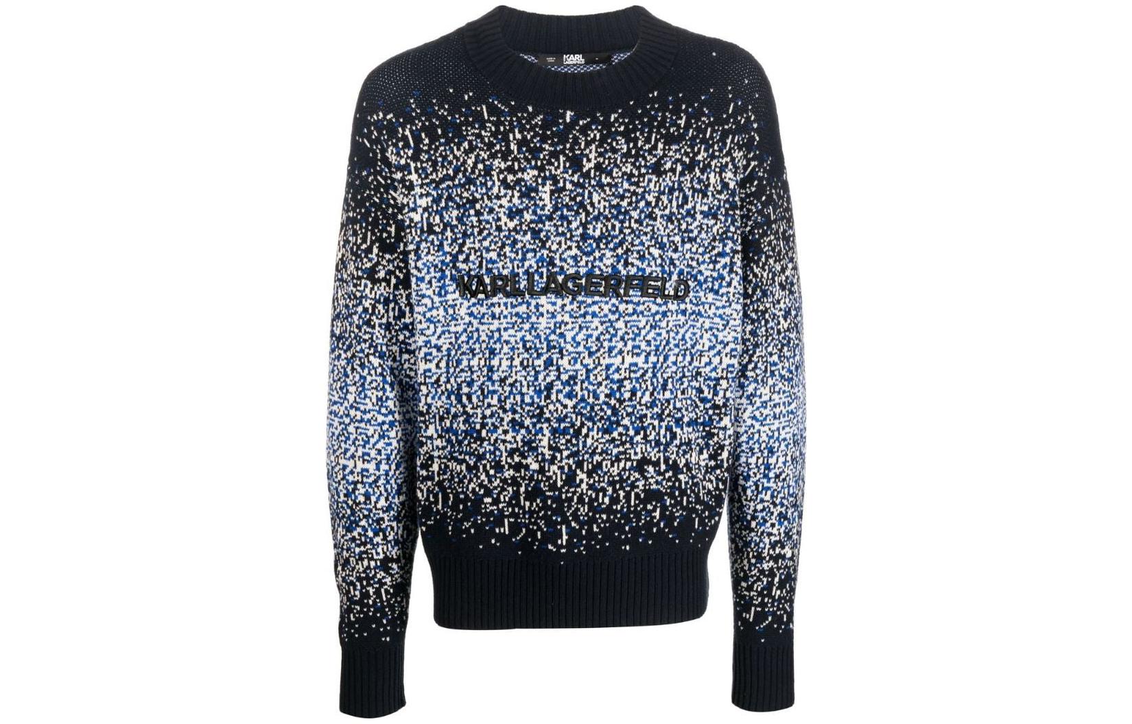 

KARL LAGERFELD / Karl Lagerfeld Jeans Мужской свитер KARL LAGERFELD синего цвета