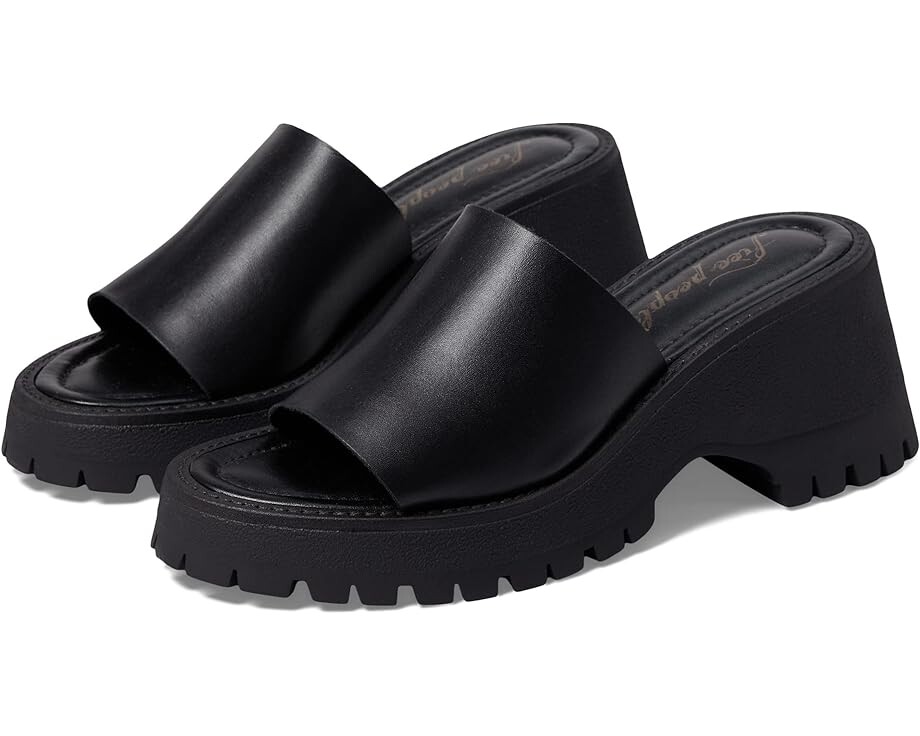 Туфли Free People Winona Wedge, черный