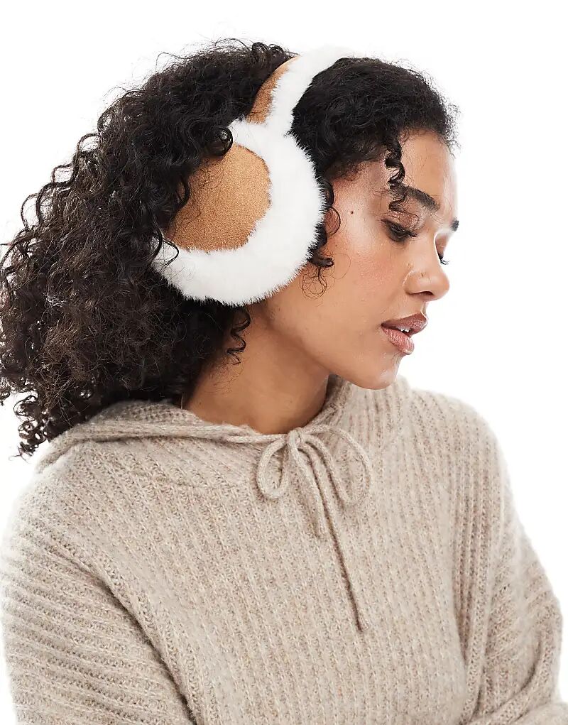 

Наушники New Look из овчины верблюжьего цвета