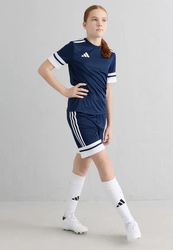 Футболка спортивная с коротким рукавом Squadra Adidas Performance, темно-синий с белым — фото 2