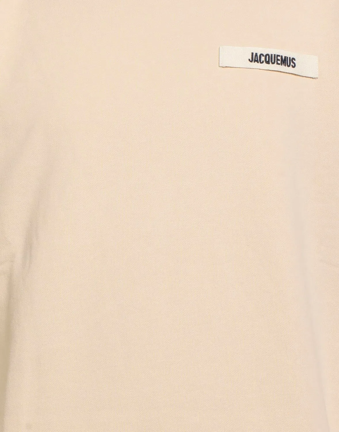 Свитшот с логотипом Jacquemus бежевый — фото 4