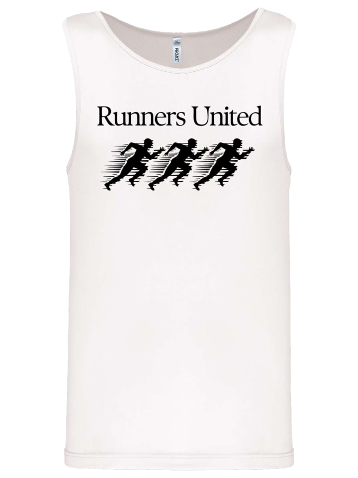 

Майка-топ Sports Runners United белого цвета F4NT4STIC