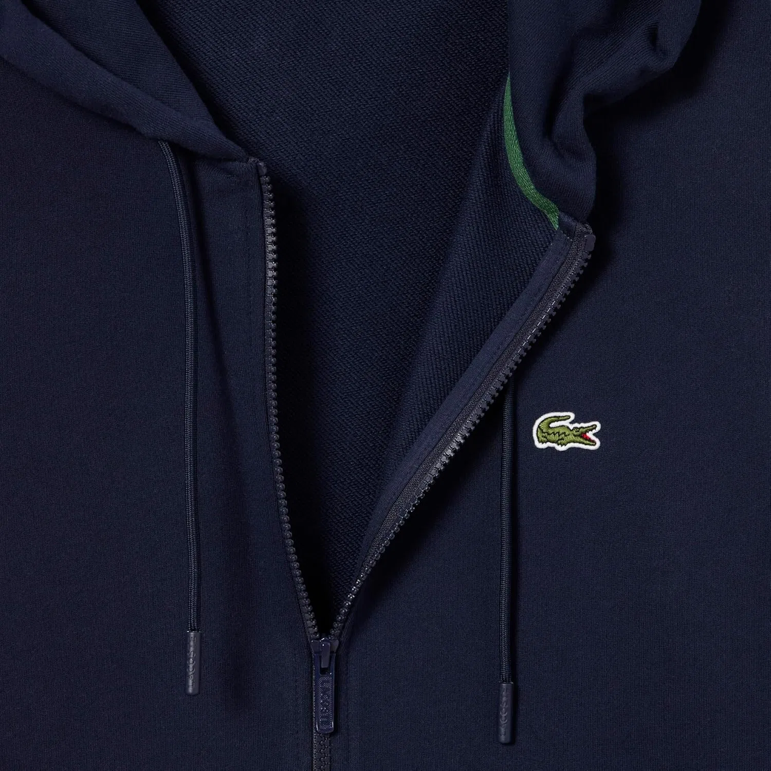 Толстовка на молнии Lacoste, мужская, синий — фото 2