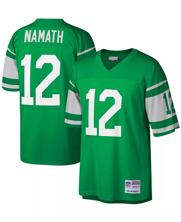 

Мужская реплика джерси New York Jets Legacy цвета Kelly Green, размеры Big and Tall, модель Joe Namath Mitchell & Ness, зеленый