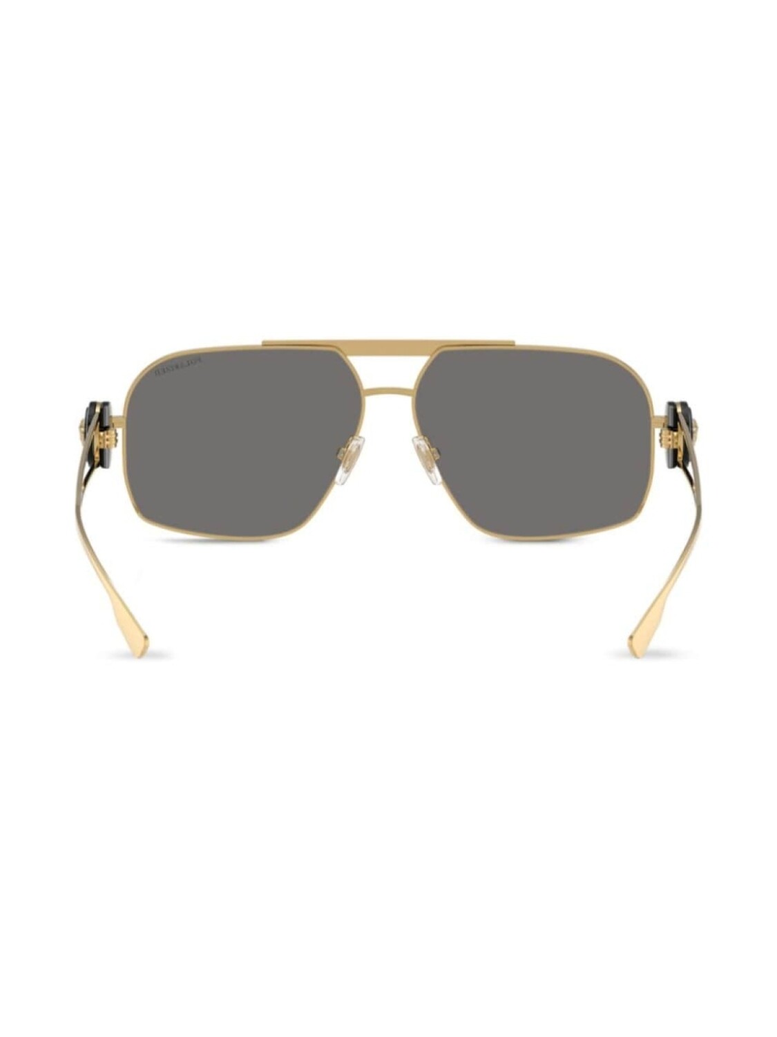 Солнцезащитные очки-пилоты с декором Medusa Versace Eyewear, черный — фото 4