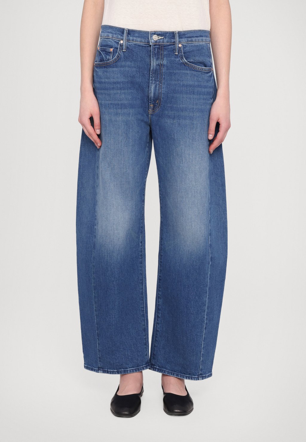 

Джинсы свободного кроя THE FULL PIPE FLOOD Mother, цвет Dark Blue Denim