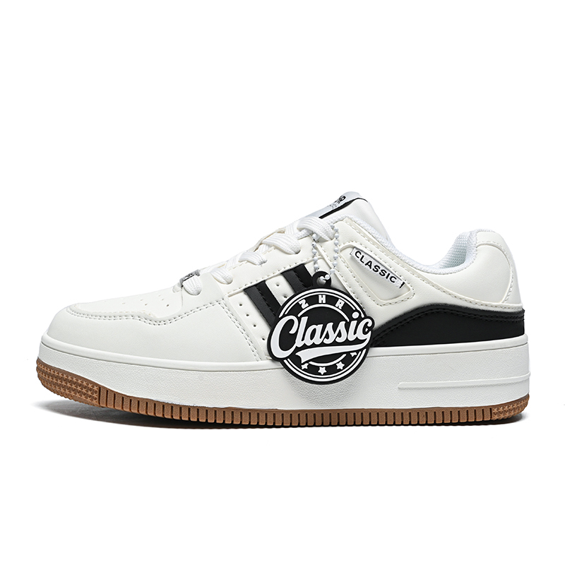 

Износостойкие легкие дышащие увеличивающие рост низкие скейтбордские кроссовки Unisex ZHR, бежевый черный[upgraded glacier box included]