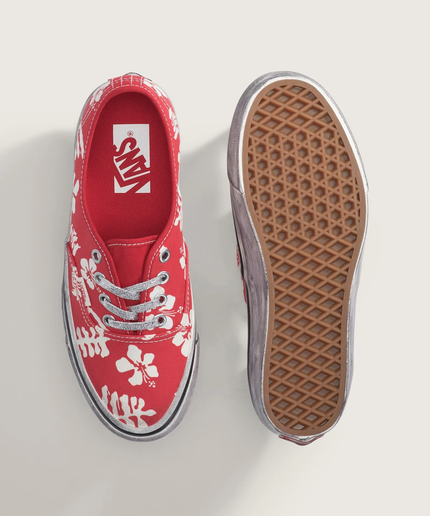 Кроссовки VANS PREMIUM LX Authentic 44 Archive MULTI красные — фото 3