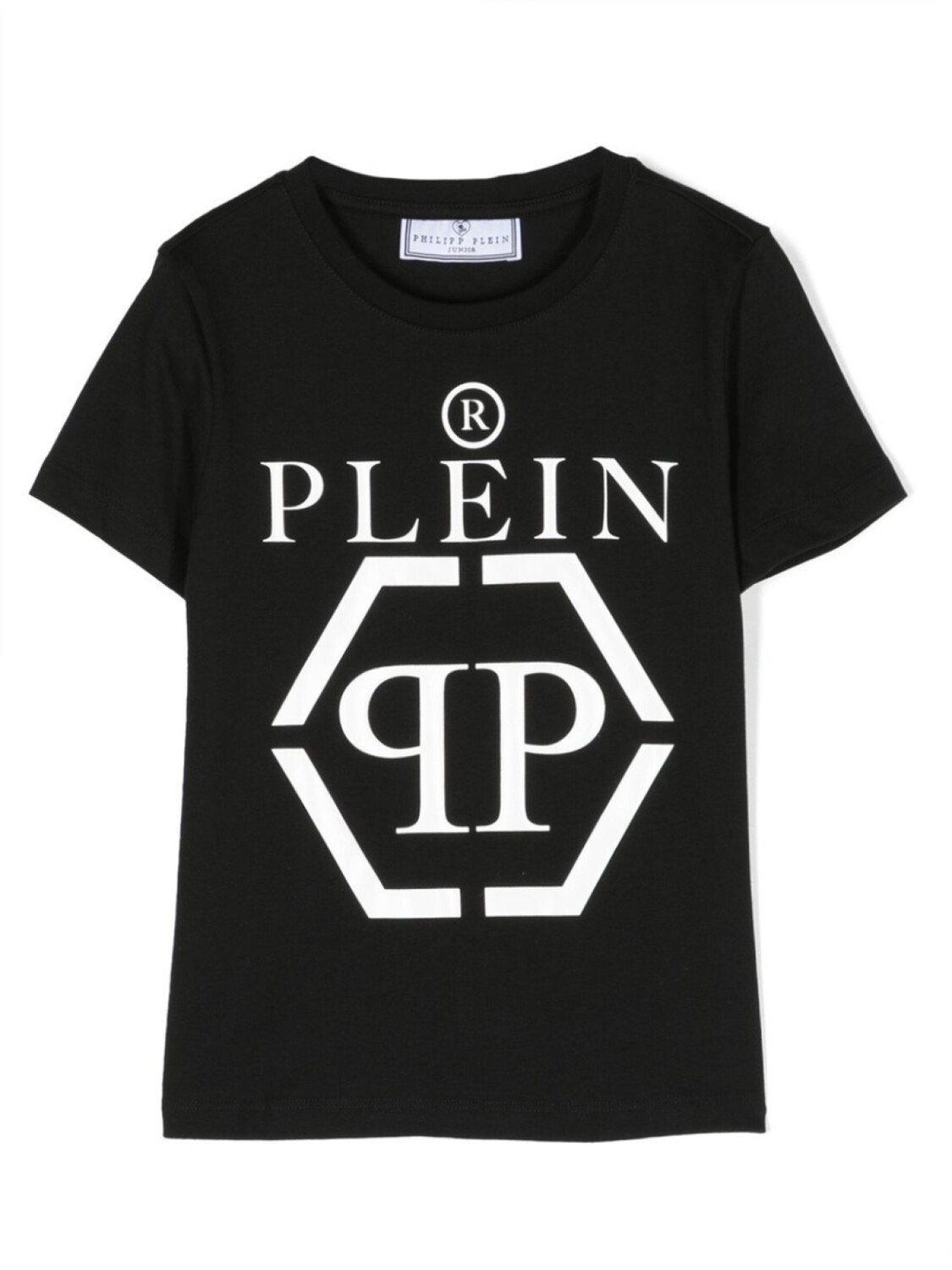 

Футболка с логотипом Philipp Plein Junior, черный