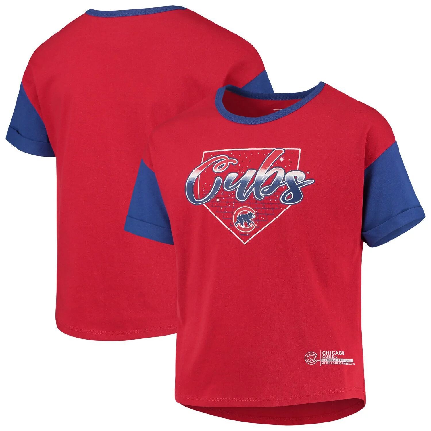 

Красная молодежная футболка Chicago Cubs для трибун для девочек Outerstuff, Красный, Красная молодежная футболка Chicago Cubs для трибун для девочек Outerstuff