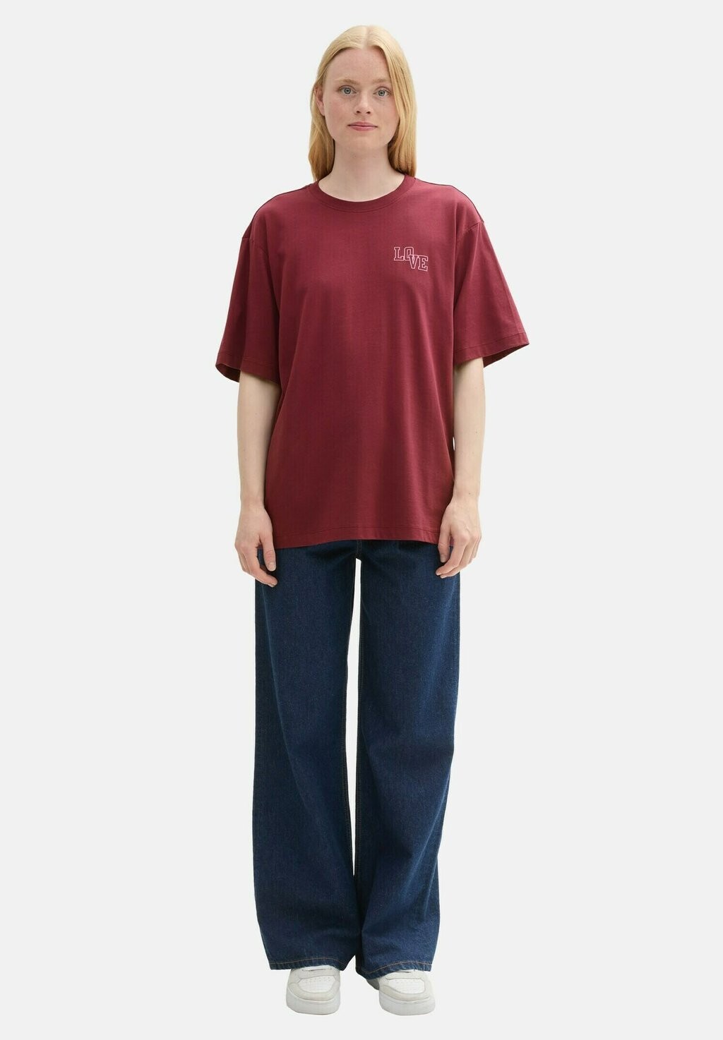 

Футболка с принтом TOM TAILOR DENIM, темно-красный