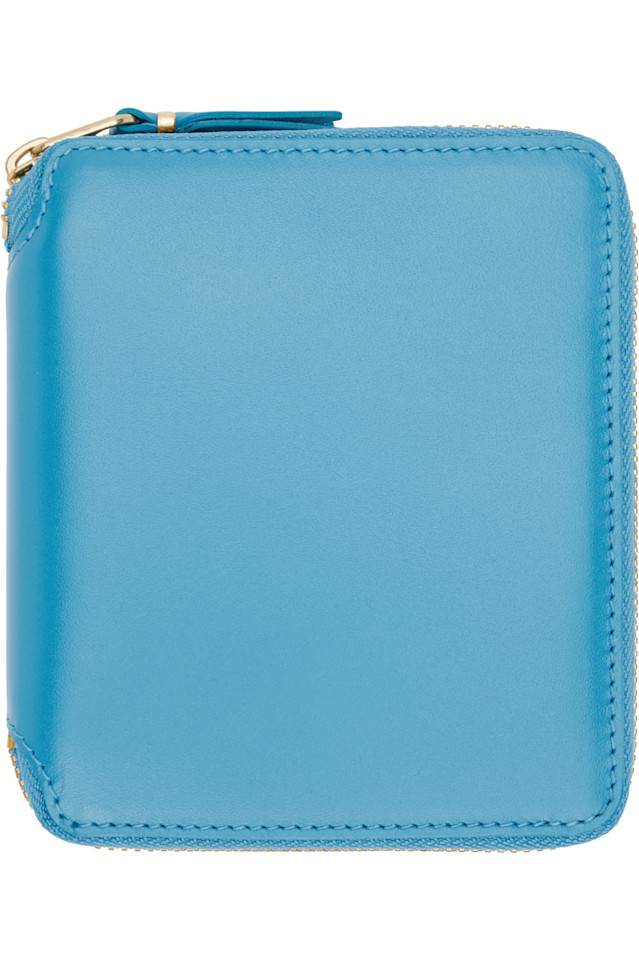 

Классический кожаный кошелек Line Comme Des Garçons Wallets, синий