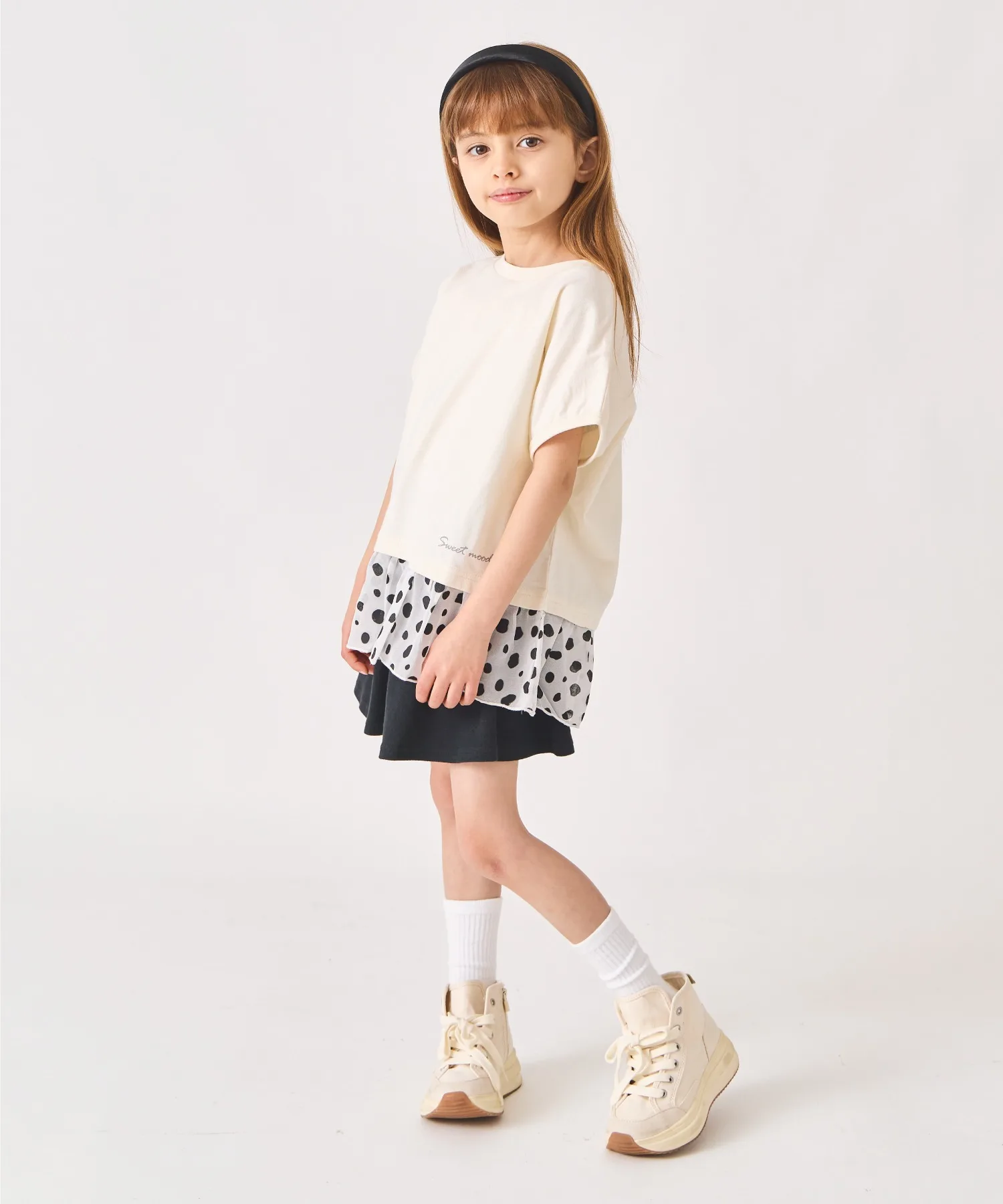 Детский топ с фрилом из 100% хлопка ever closet ivory — фото 3