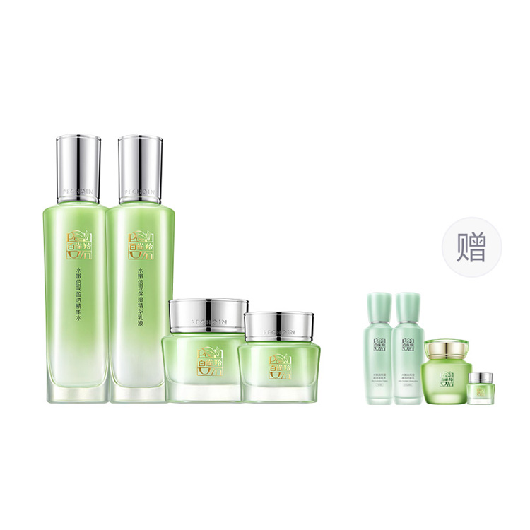 

Увлажняющее и сияющее средство для ухода за кожей увлажняющее, питающее, освежающее, увлажняющее PECHOIN, hydrating multiplier water 100ml + lotion 100ml + cream 50g + hydrating pure eye cream 15g