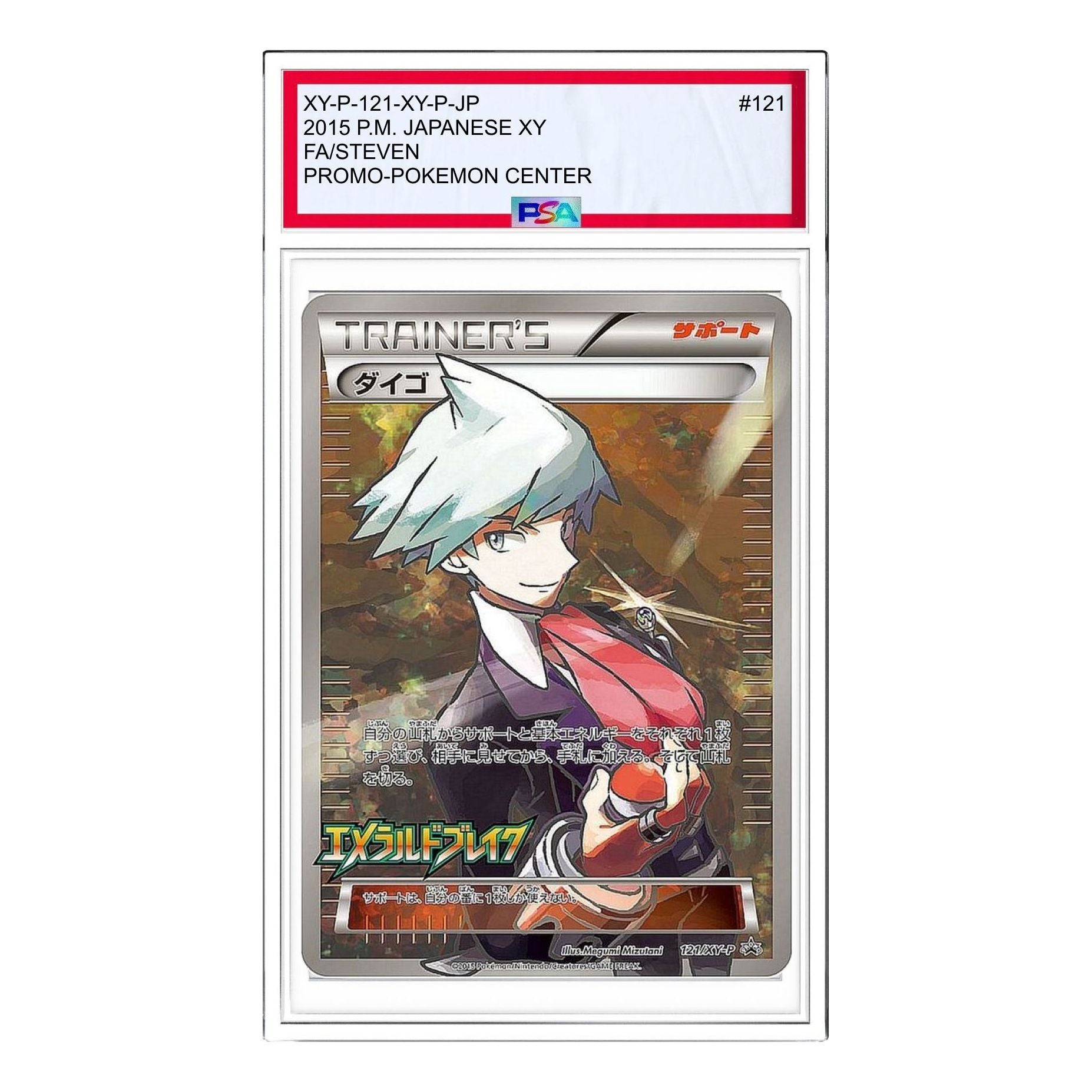 

Карта Pokemon XY-P Promotional cards [XY-P 121/XY-P] 'Steven: PROMO'