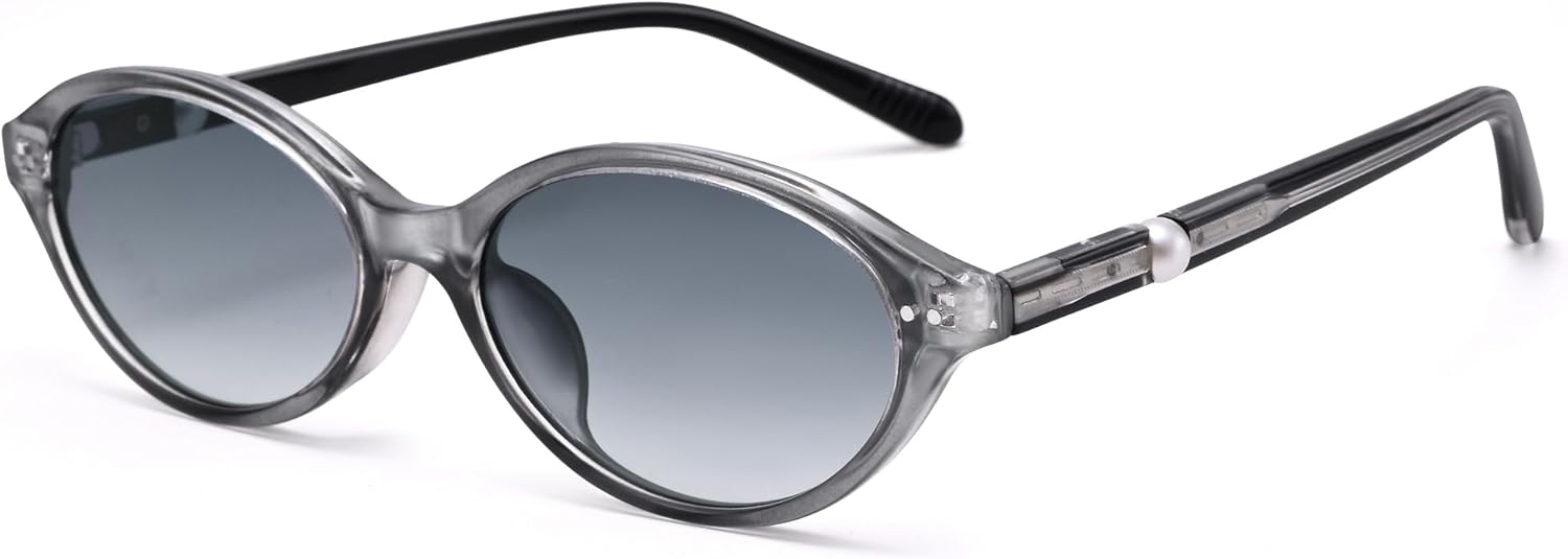 

Солнцезащитные очки Pro Acme Retro Oval для женщин в стиле 90-х, модные маленькие солнцезащитные очки с защитой UV400, женские очки жемчужного цвета, A3*light Grey/Gradient Grey