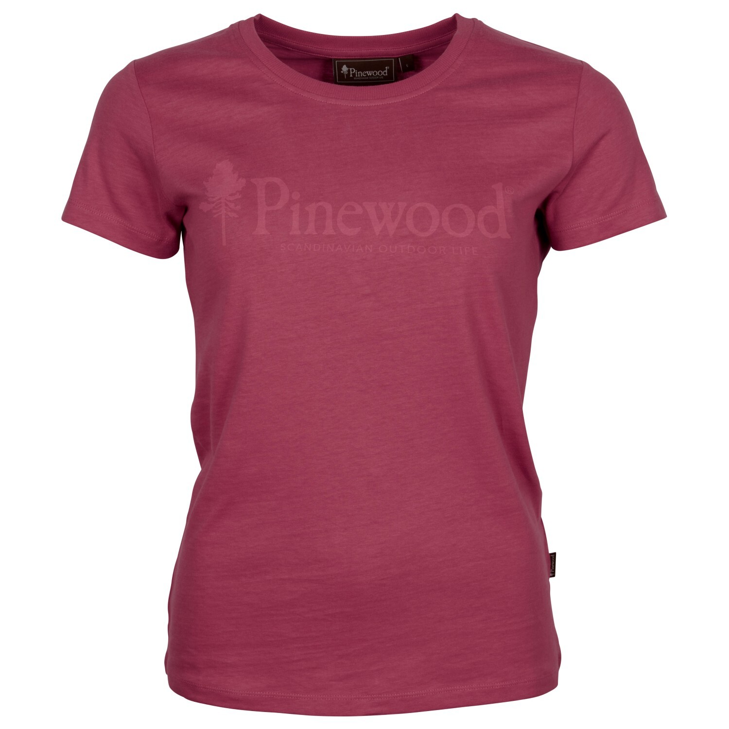 

Футболка Pinewood Women's Outdoor Life Damen, цвет Raspberry Pink
