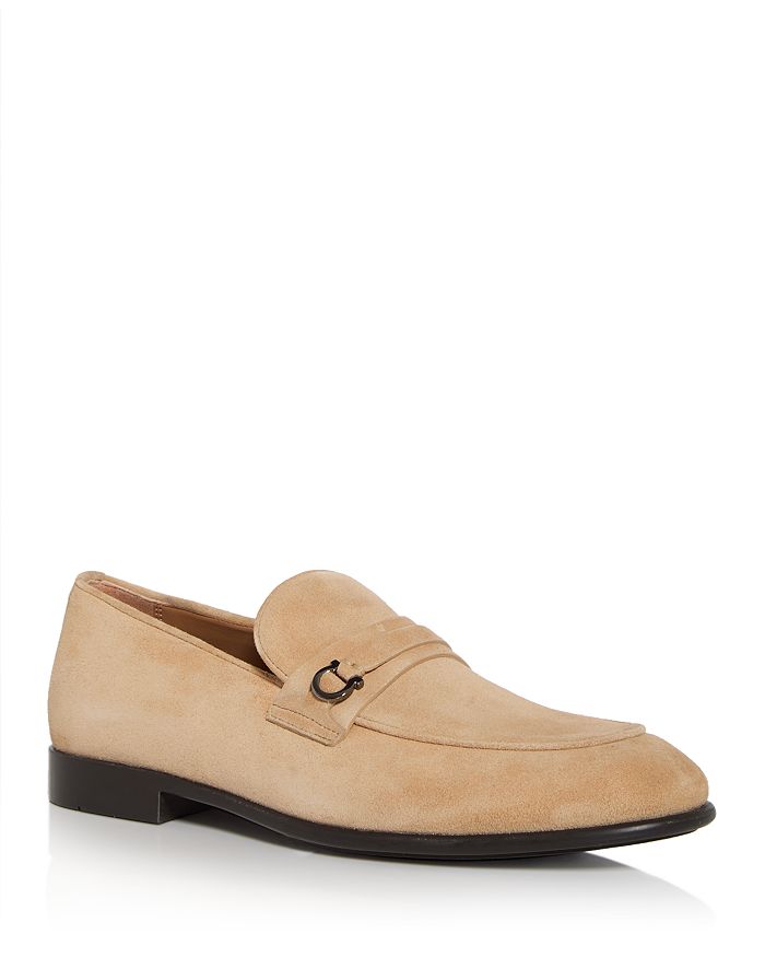 

Мужские лоферы Desio из замши FERRAGAMO, коричневый/бежевый