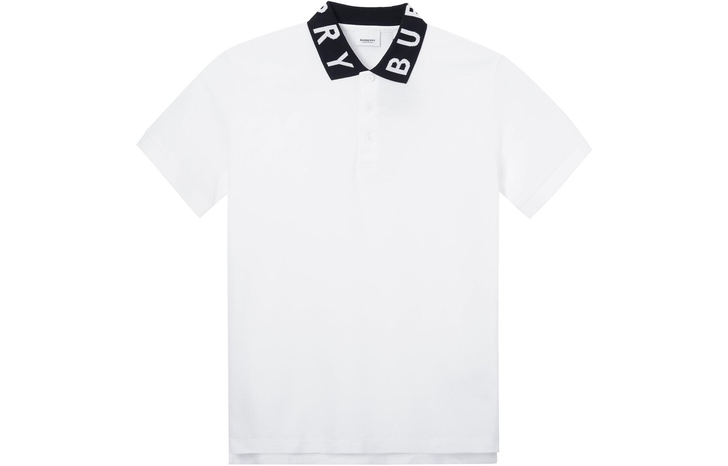 

Мужское поло с логотипом Ryland Collar White/Black Burberry, белый