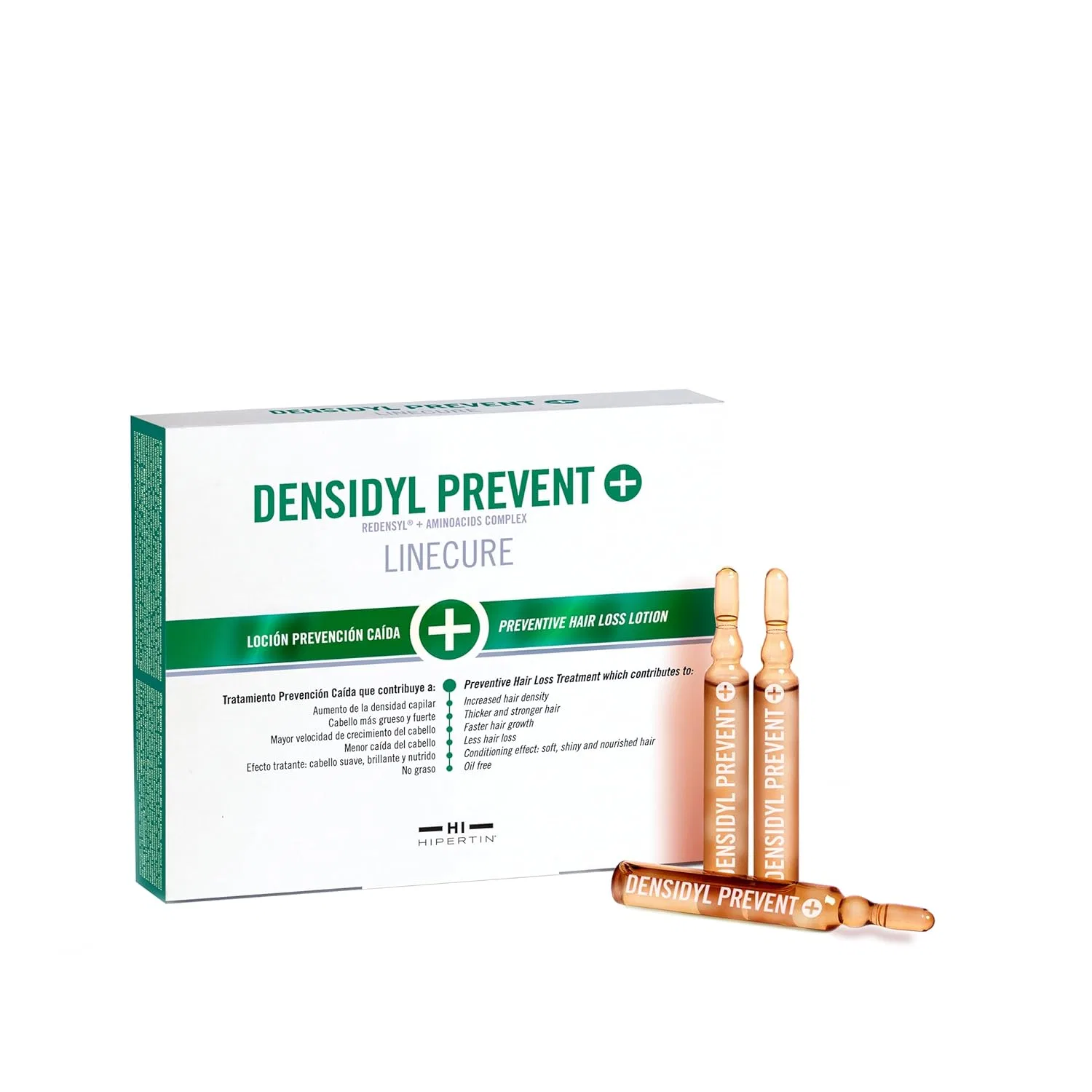 Средство против выпадения волос Prevent Plus от HIPERTIN, 12 шт. Hipertin