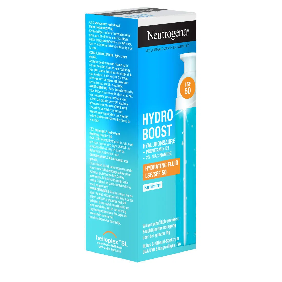Крем для лица Hydro Boost Hydrating Fluid SPF 50 Neutrogena — фото 3