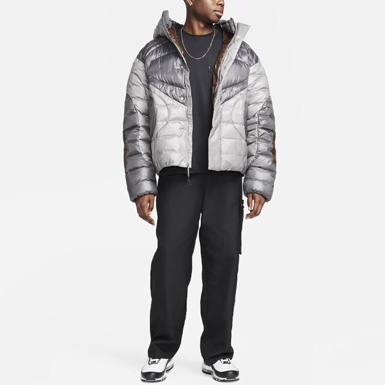 SPORTSWEAR TECH PACK Стеганая куртка мужская Iron Gray Nike, серый — фото 3
