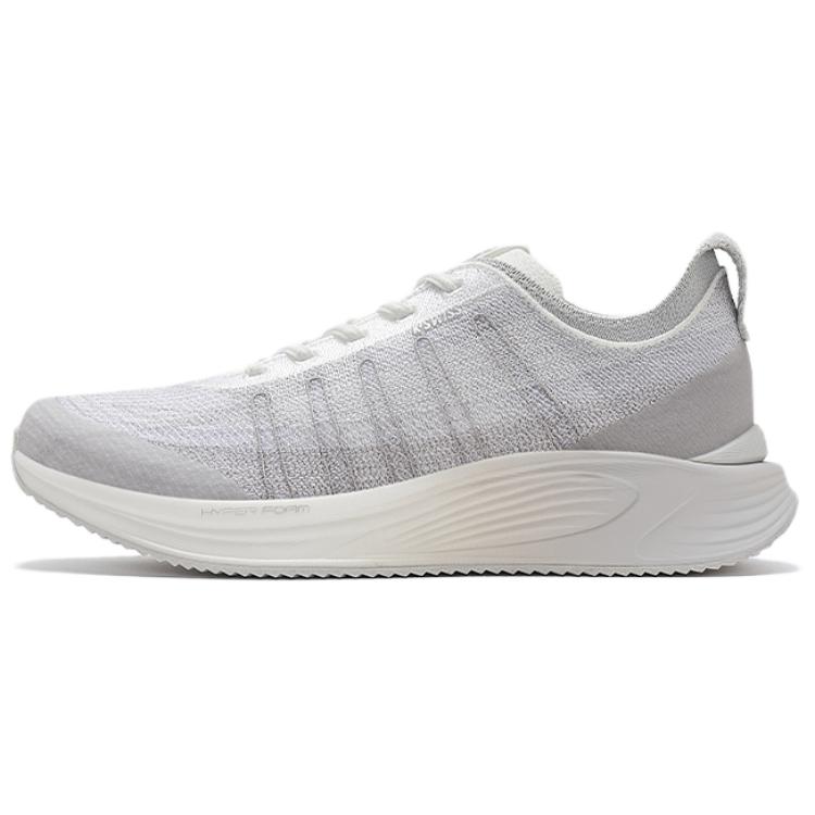 

KSWISS Shock Absorbers с противоскользящими свойствами низкие кроссовки для бега женские K·SWISS, wimbledon белый/oyster mushroom серый/pure черный/dreamy серебряный