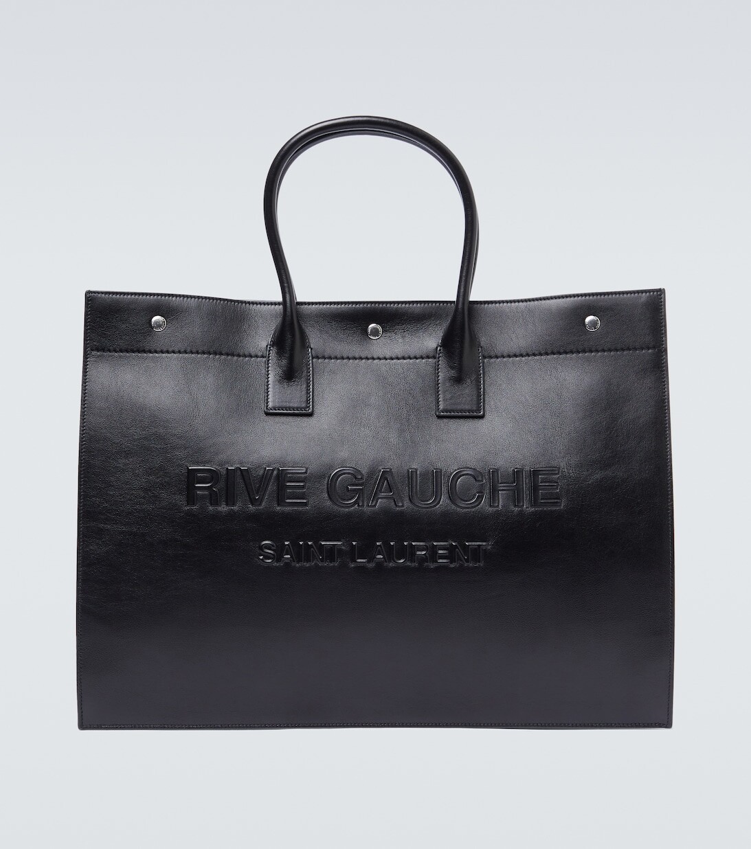 

Сумка-тоут Rive Gauche из кожи Saint Laurent, черный