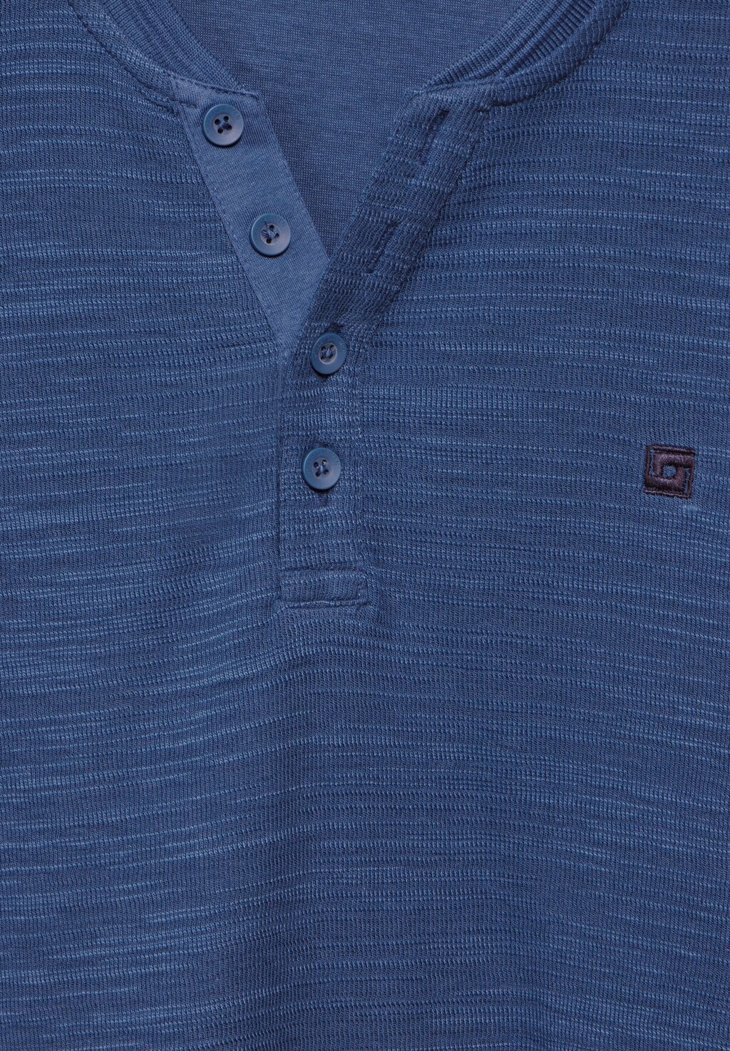 

Топ с длинными рукавами Street One MEN, цвет Mottled Blue
