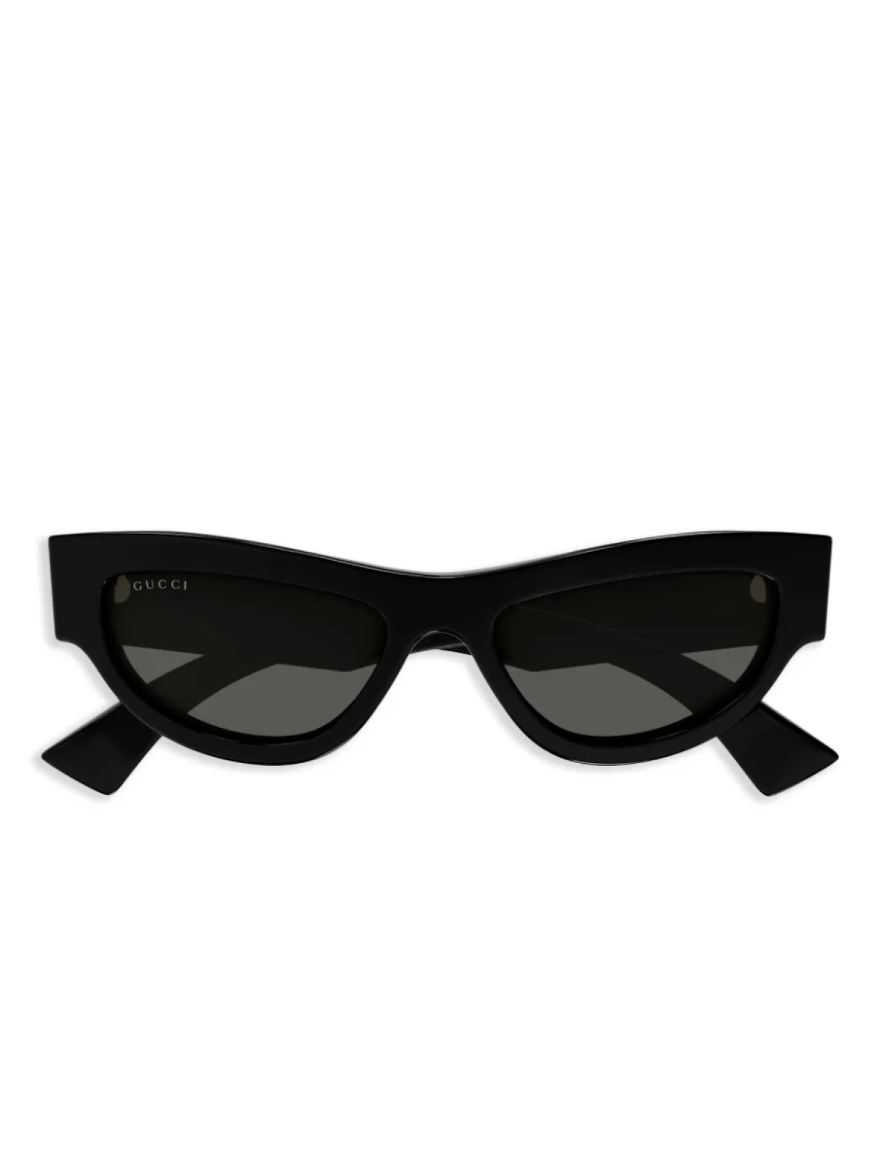 

Gucci Eyewear cat-eye frame солнцезащитные очки, черный