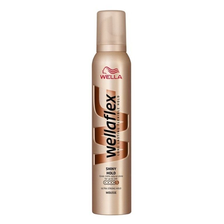 

Wella, Wellaflex, мусс для волос для блеска и объема, 200 мл