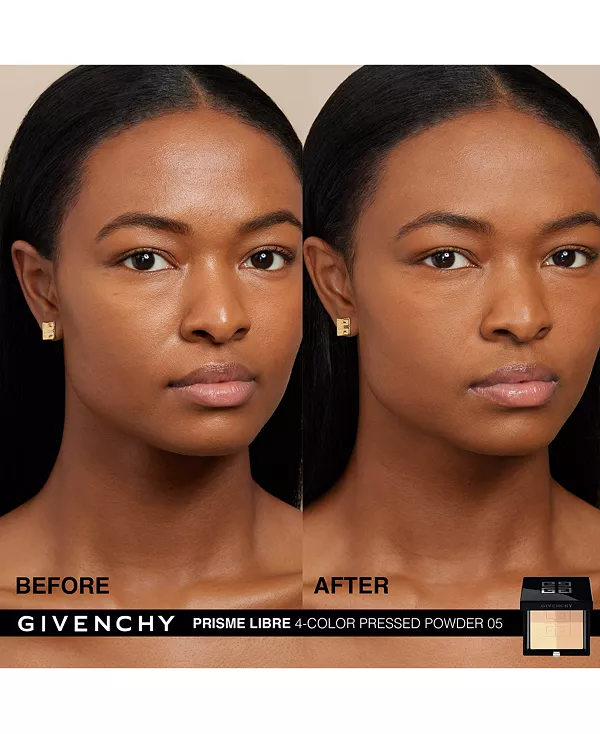 Prisme libre ультра-размывающая и корректирующая цвет компактная пудра Givenchy, 05- popeline mimosa (for medium to deep complexions) — фото 2