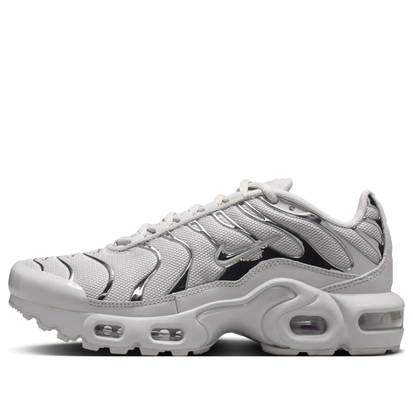 

Кроссовки (GS) Nike Air Max Plus 'Light Iron Ore Gym Red Smoke Grey Metallic Silver'