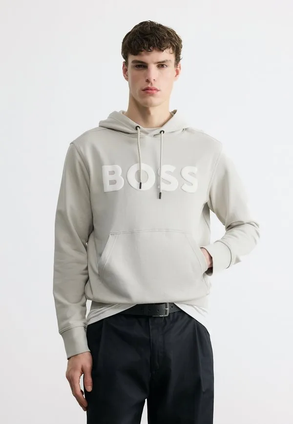 Худи webasic с капюшоном Boss, Open Grey