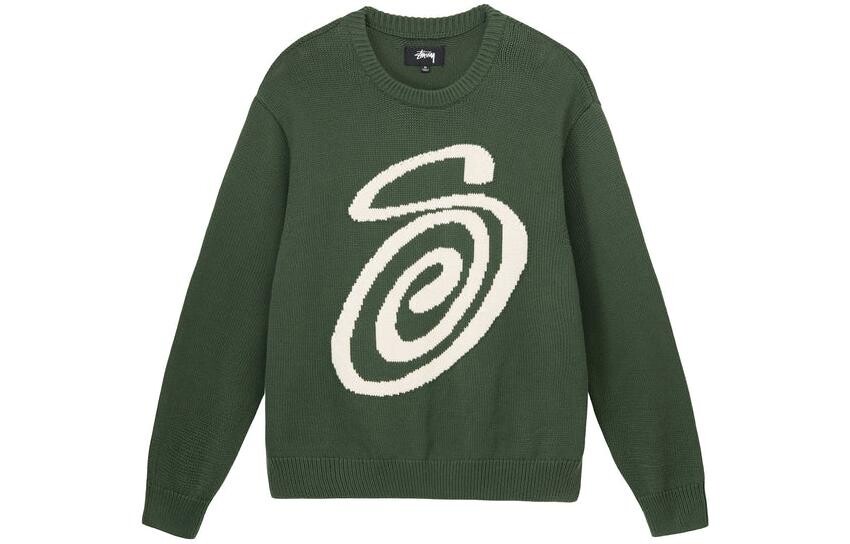 

Свитер унисекс Stussy, зеленый