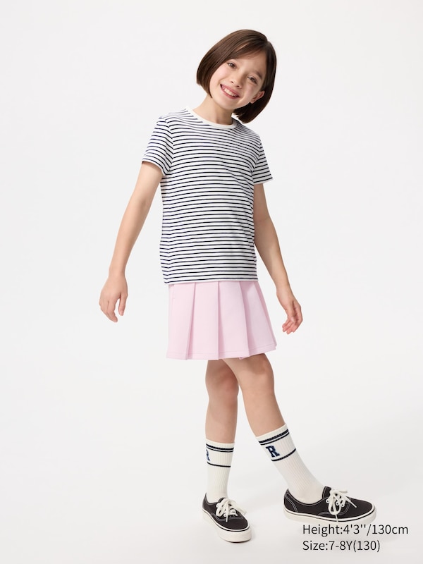 Рифленая футболка в полоску Uniqlo, 00 white — фото 2