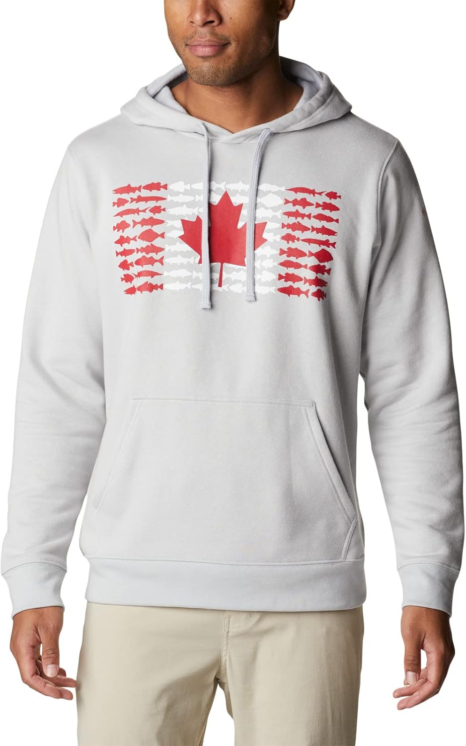

Колумбия мужская толстовка с капюшоном Pfg Fish Flag II Columbia, Cool Grey/Bright Red Canada