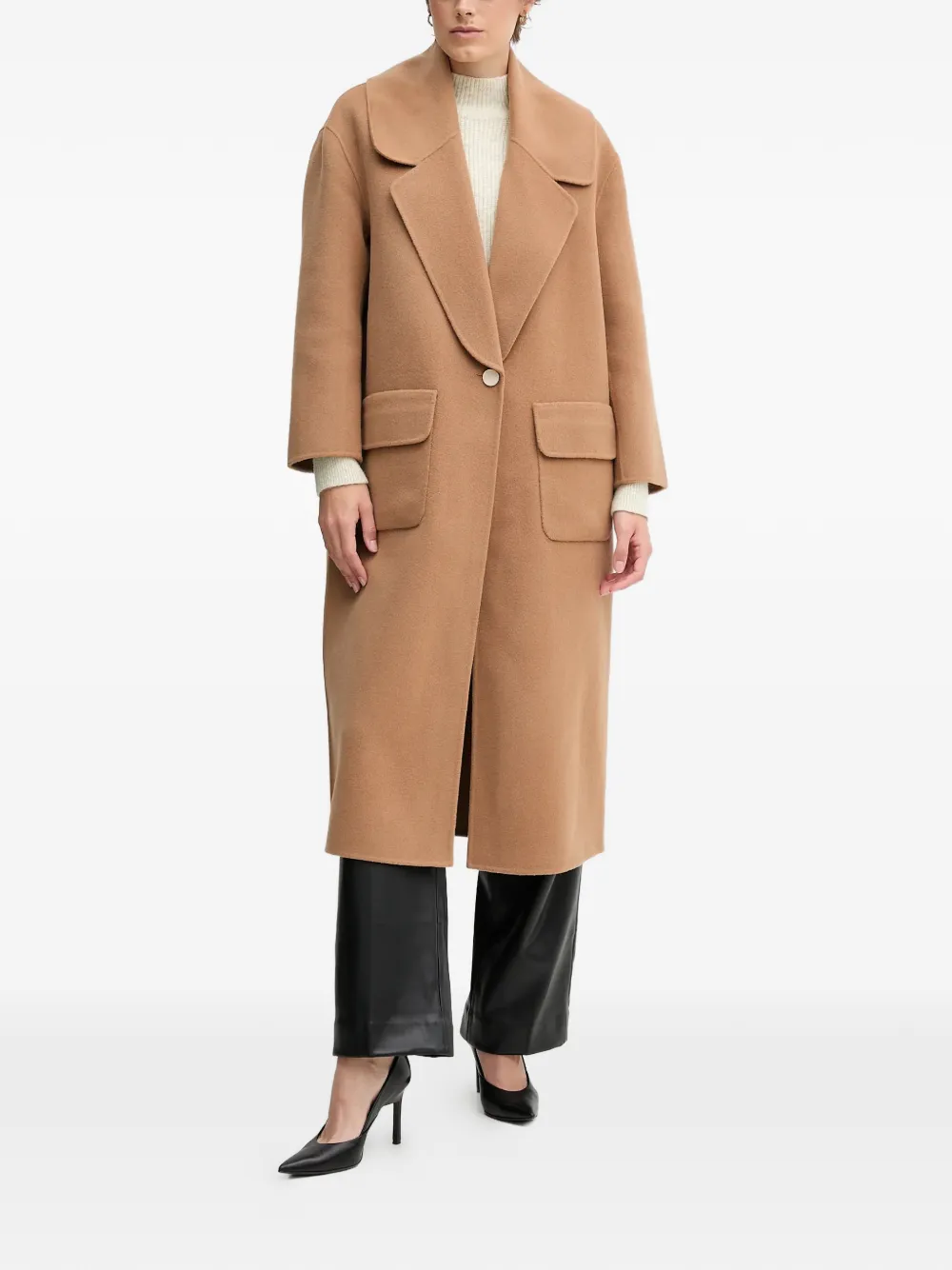 

Однобортное пальто Bob Hale Bob, коричневый