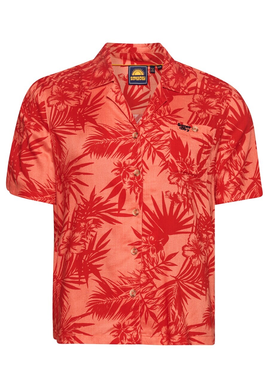 

Футболка Superdry, цвет mottled red