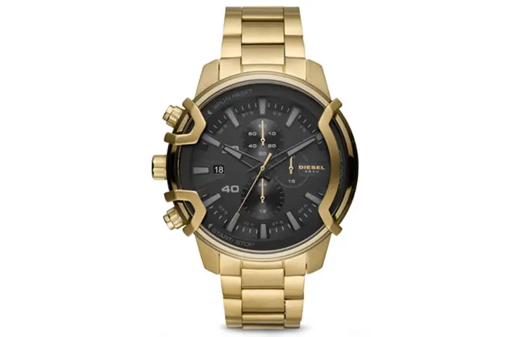 

DIESEL Часы мужские Quartz Movement, браслет Stainless Steel, циферблат Black, DZ4522