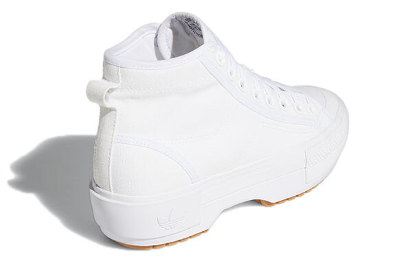 Кроссовки nizza trek Adidas, белый — фото 4